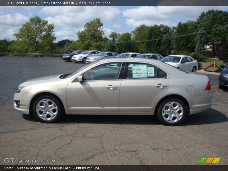 Smokestone Metallic / Medium Light Stone 2010 Ford Fusion SE
