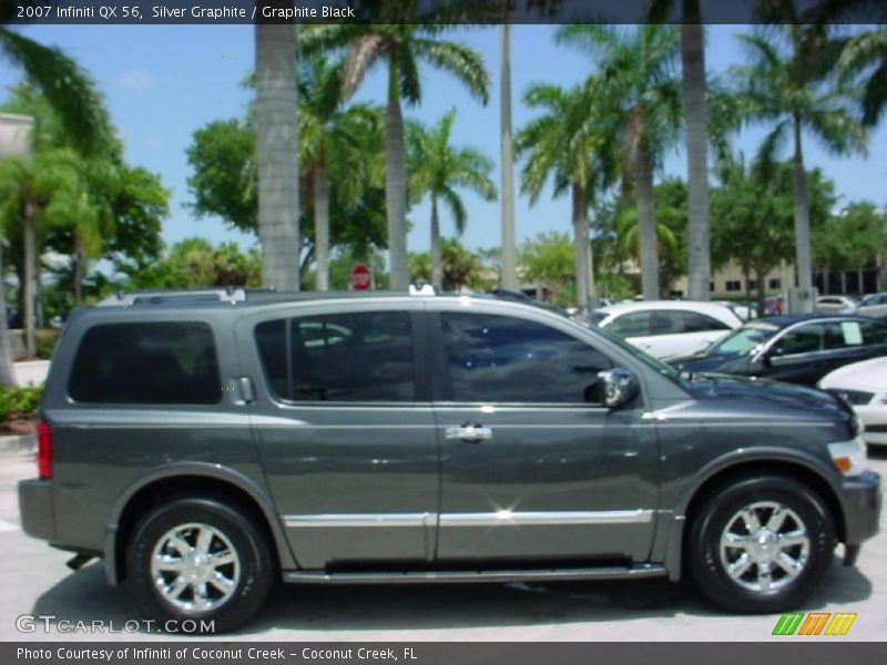 Silver Graphite / Graphite Black 2007 Infiniti QX 56