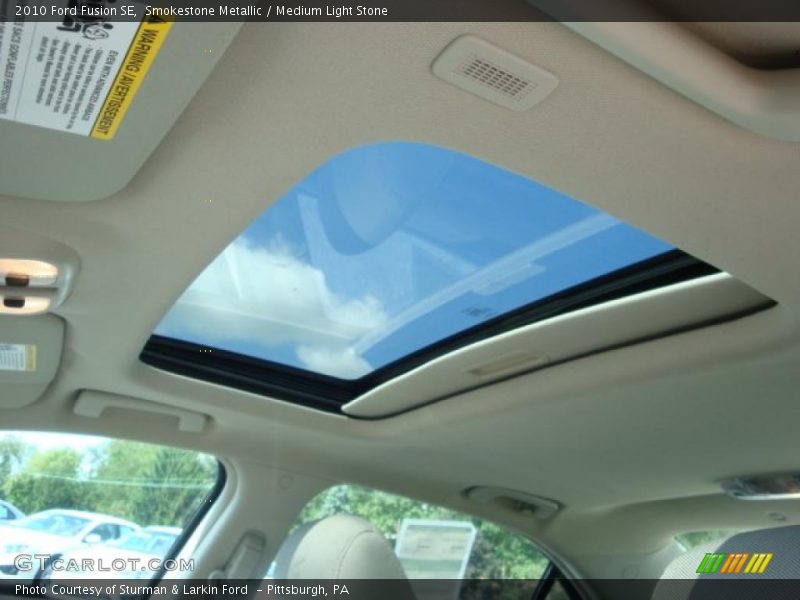 Smokestone Metallic / Medium Light Stone 2010 Ford Fusion SE
