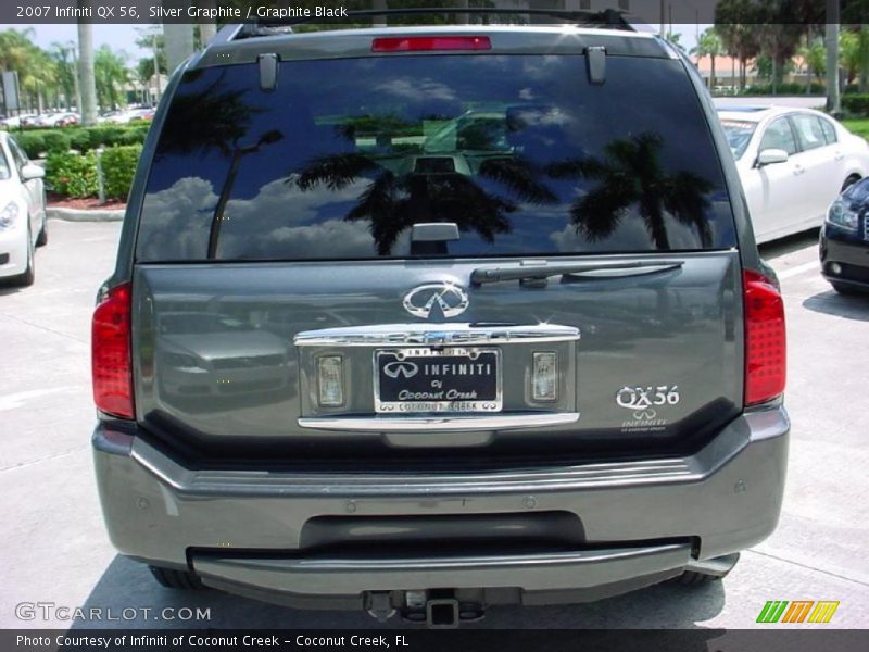 Silver Graphite / Graphite Black 2007 Infiniti QX 56