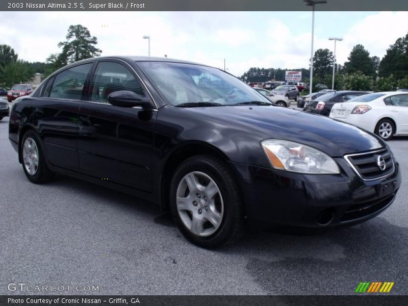 Super Black / Frost 2003 Nissan Altima 2.5 S
