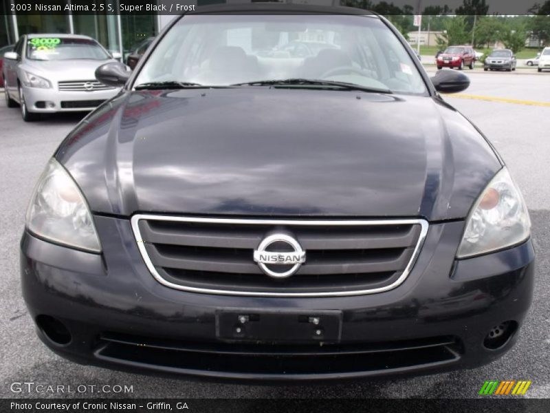 Super Black / Frost 2003 Nissan Altima 2.5 S