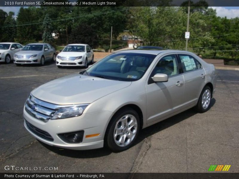 Smokestone Metallic / Medium Light Stone 2010 Ford Fusion SE