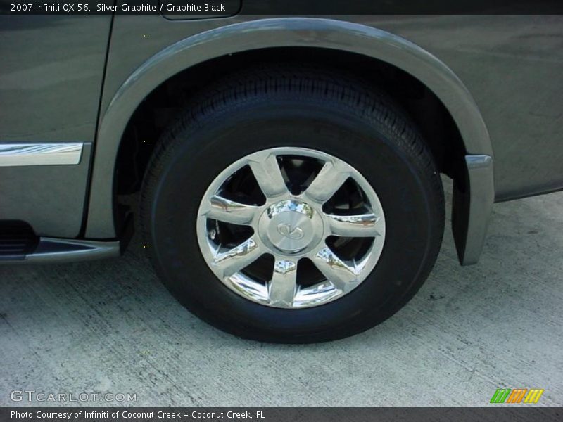 Silver Graphite / Graphite Black 2007 Infiniti QX 56