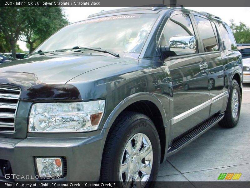 Silver Graphite / Graphite Black 2007 Infiniti QX 56