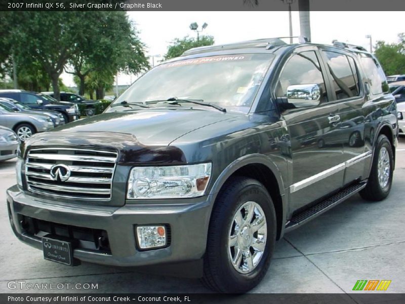 Silver Graphite / Graphite Black 2007 Infiniti QX 56