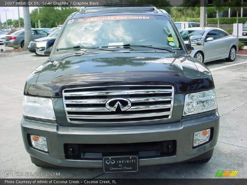 Silver Graphite / Graphite Black 2007 Infiniti QX 56