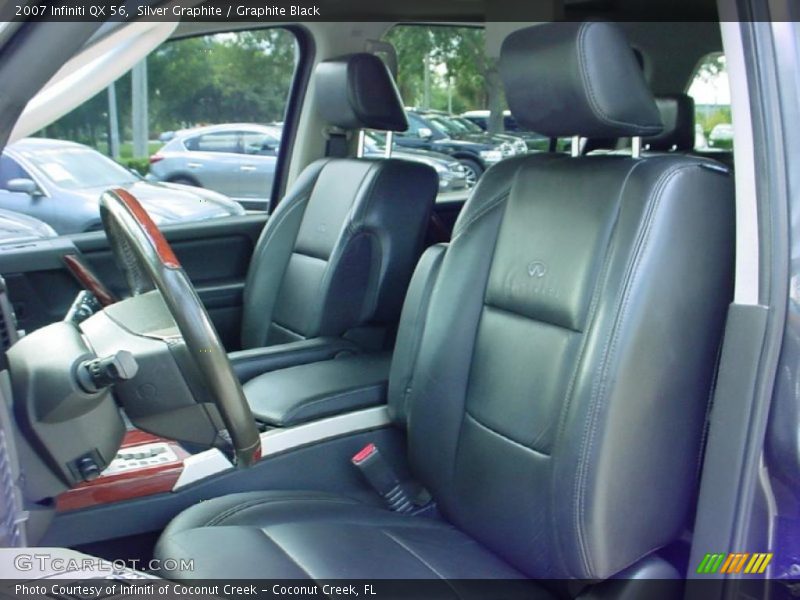 Silver Graphite / Graphite Black 2007 Infiniti QX 56