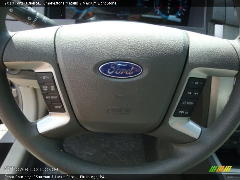 Smokestone Metallic / Medium Light Stone 2010 Ford Fusion SE