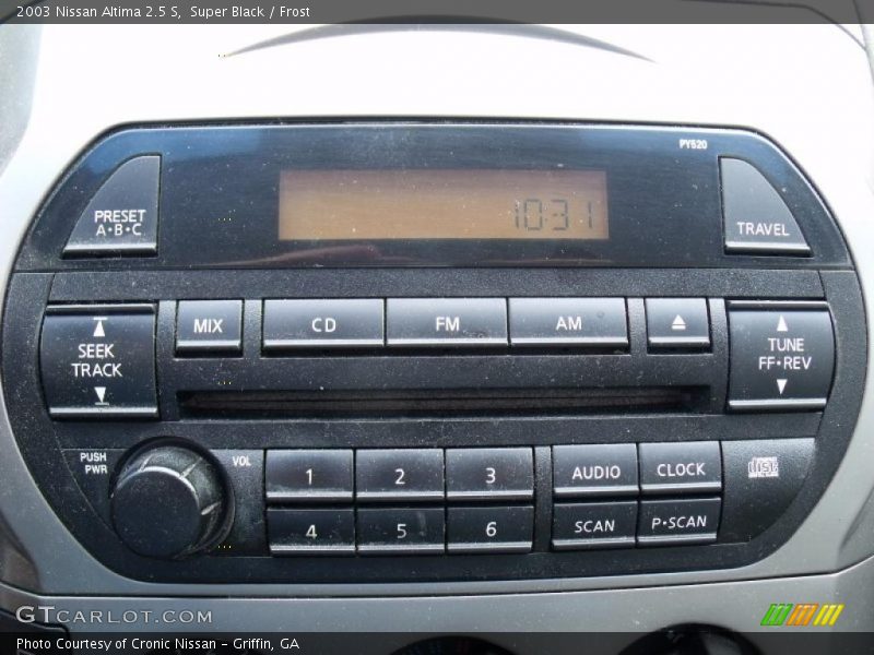 Super Black / Frost 2003 Nissan Altima 2.5 S