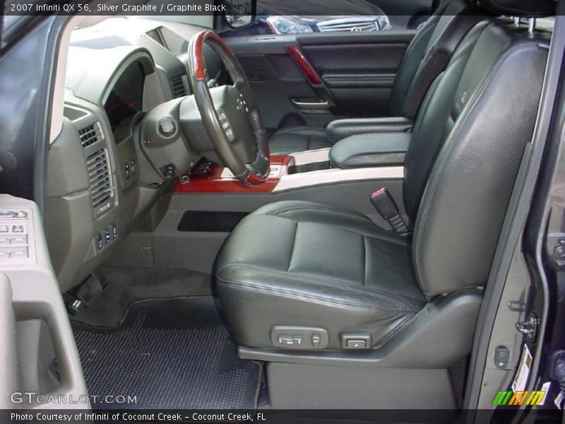 Silver Graphite / Graphite Black 2007 Infiniti QX 56