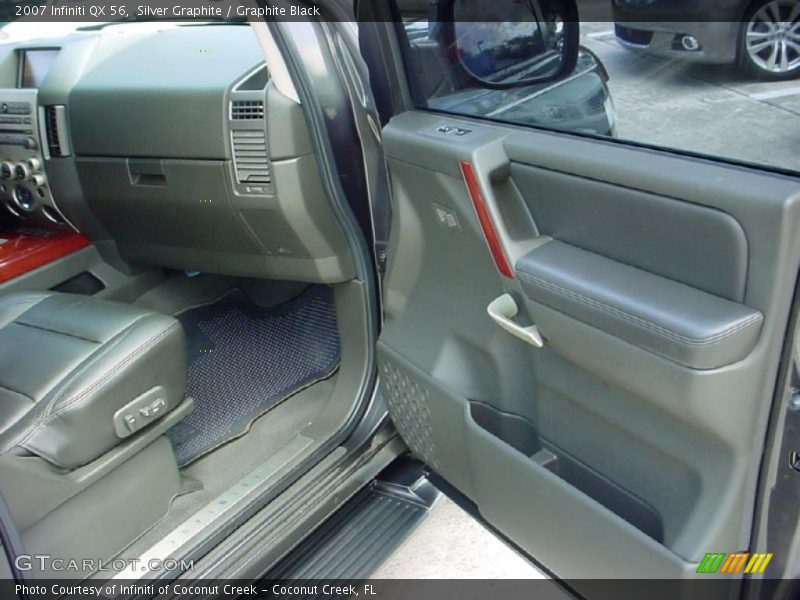 Silver Graphite / Graphite Black 2007 Infiniti QX 56