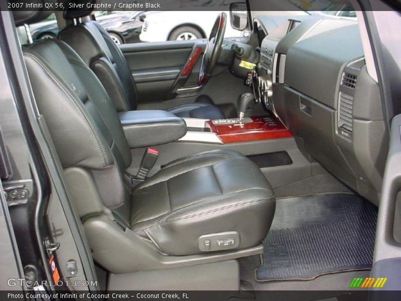 Silver Graphite / Graphite Black 2007 Infiniti QX 56