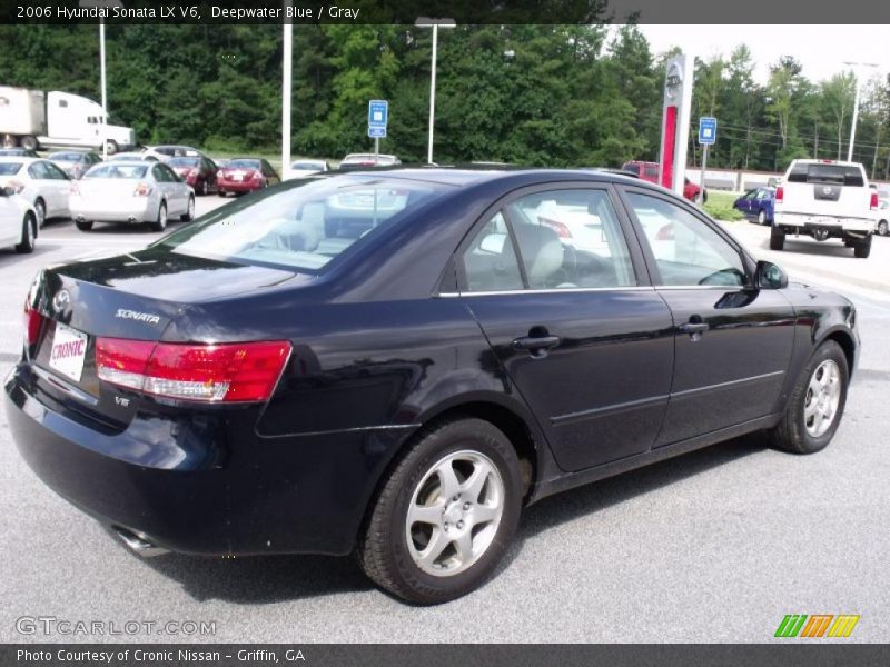Deepwater Blue / Gray 2006 Hyundai Sonata LX V6