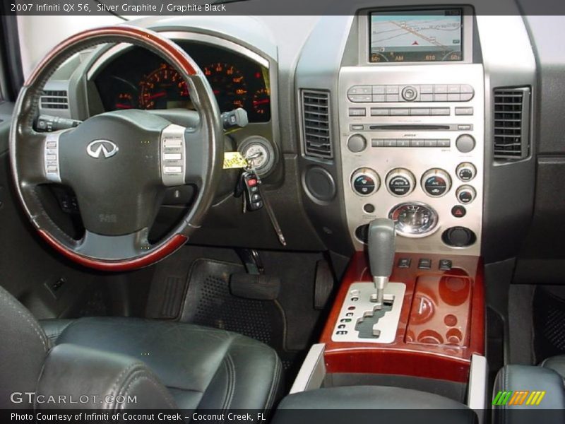 Silver Graphite / Graphite Black 2007 Infiniti QX 56