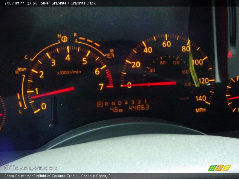 Silver Graphite / Graphite Black 2007 Infiniti QX 56