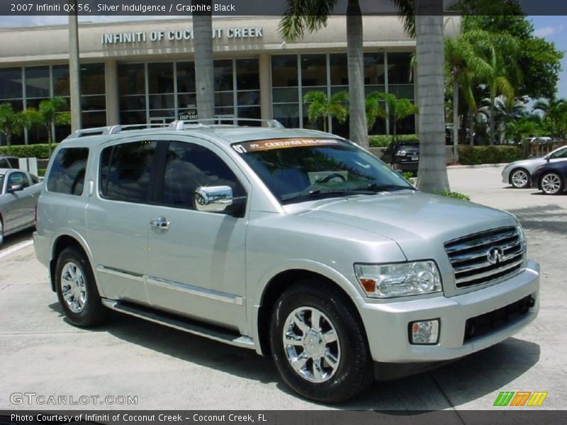 Silver Indulgence / Graphite Black 2007 Infiniti QX 56