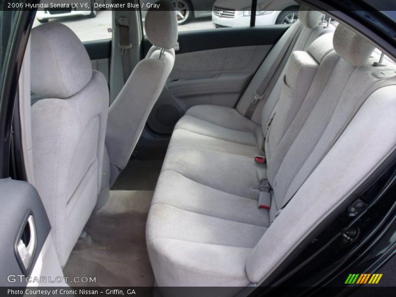Deepwater Blue / Gray 2006 Hyundai Sonata LX V6