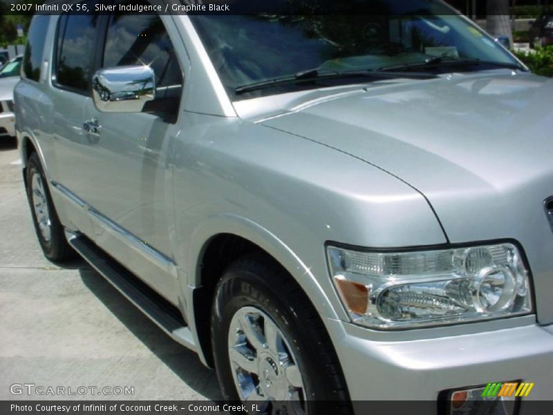 Silver Indulgence / Graphite Black 2007 Infiniti QX 56