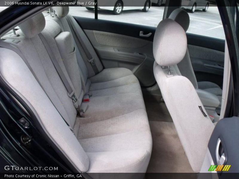 Deepwater Blue / Gray 2006 Hyundai Sonata LX V6