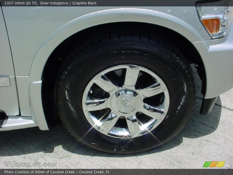 Silver Indulgence / Graphite Black 2007 Infiniti QX 56