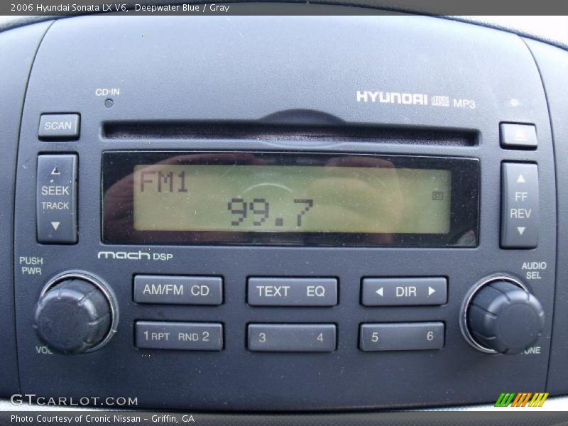 Deepwater Blue / Gray 2006 Hyundai Sonata LX V6