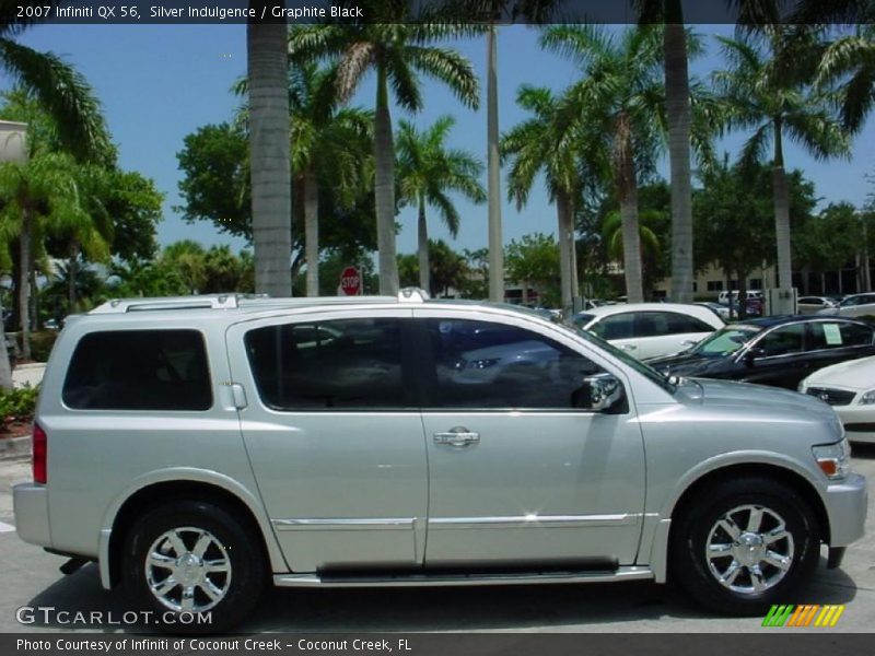 Silver Indulgence / Graphite Black 2007 Infiniti QX 56