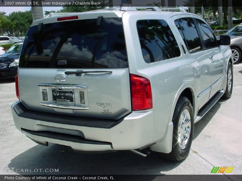 Silver Indulgence / Graphite Black 2007 Infiniti QX 56