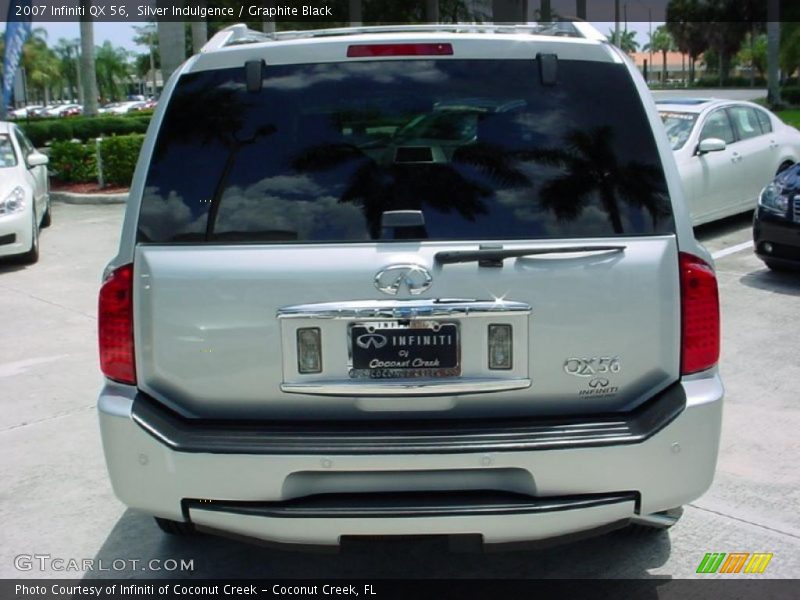 Silver Indulgence / Graphite Black 2007 Infiniti QX 56