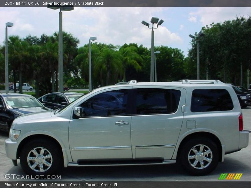 Silver Indulgence / Graphite Black 2007 Infiniti QX 56