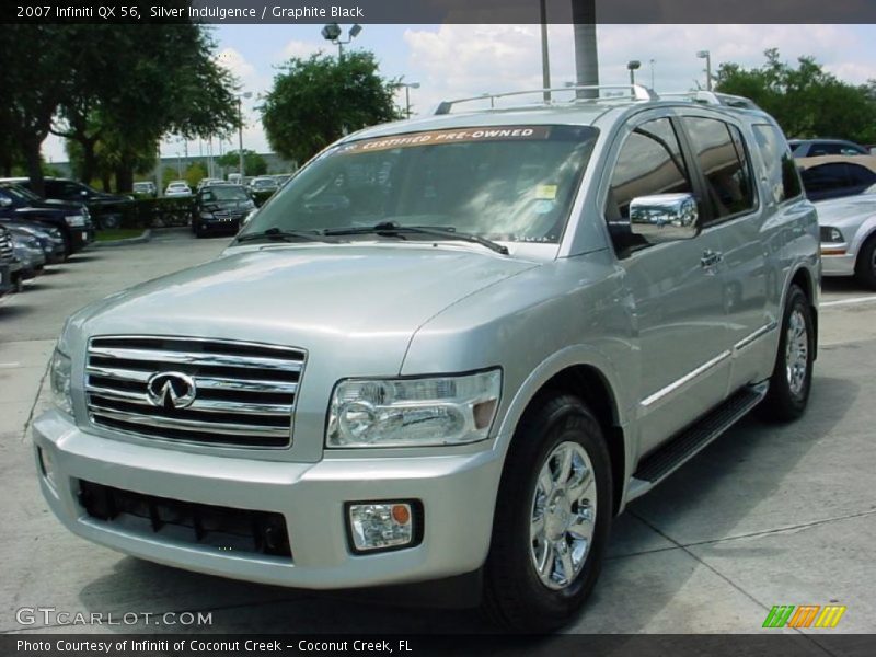 Silver Indulgence / Graphite Black 2007 Infiniti QX 56