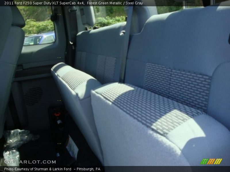 Forest Green Metallic / Steel Gray 2011 Ford F250 Super Duty XLT SuperCab 4x4