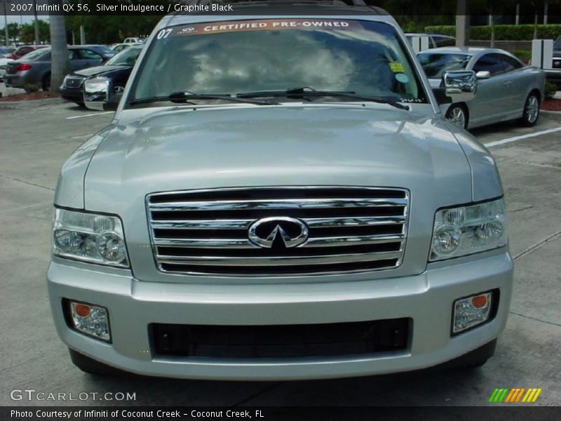 Silver Indulgence / Graphite Black 2007 Infiniti QX 56