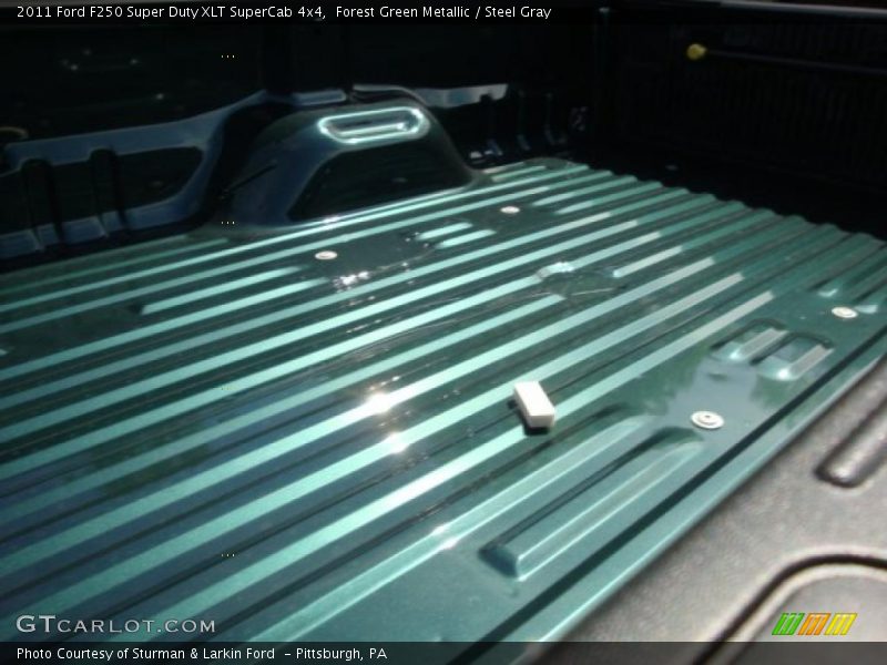 Forest Green Metallic / Steel Gray 2011 Ford F250 Super Duty XLT SuperCab 4x4