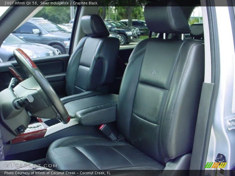 Silver Indulgence / Graphite Black 2007 Infiniti QX 56