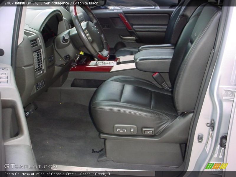 Silver Indulgence / Graphite Black 2007 Infiniti QX 56