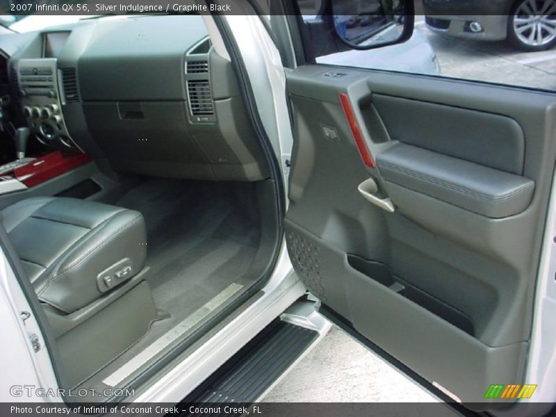 Silver Indulgence / Graphite Black 2007 Infiniti QX 56