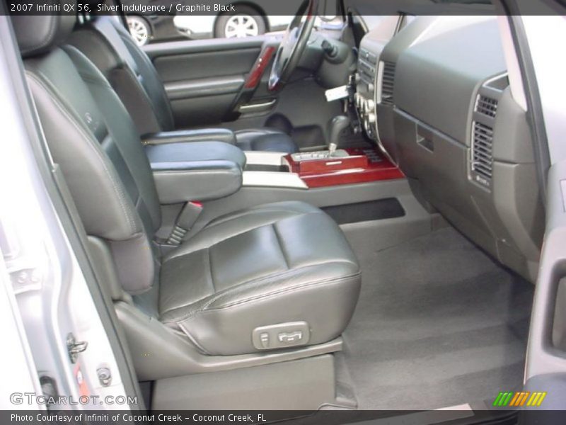 Silver Indulgence / Graphite Black 2007 Infiniti QX 56