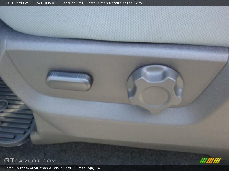 Forest Green Metallic / Steel Gray 2011 Ford F250 Super Duty XLT SuperCab 4x4