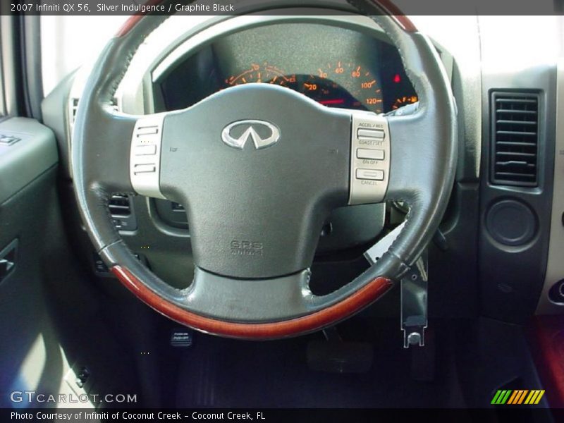 Silver Indulgence / Graphite Black 2007 Infiniti QX 56