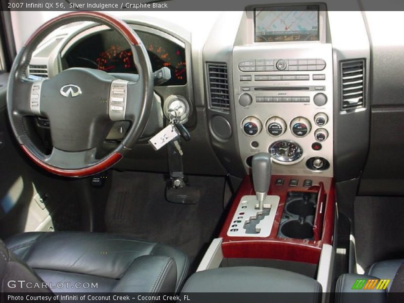 Silver Indulgence / Graphite Black 2007 Infiniti QX 56