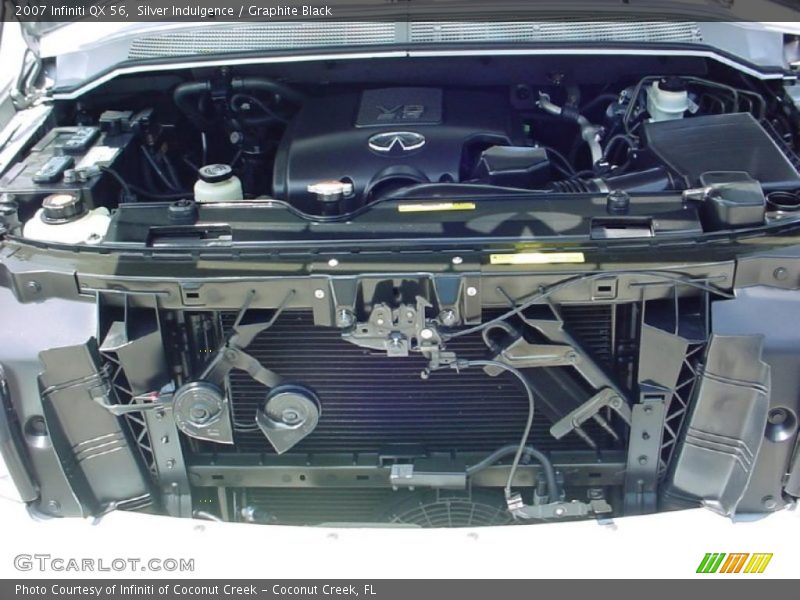 Silver Indulgence / Graphite Black 2007 Infiniti QX 56