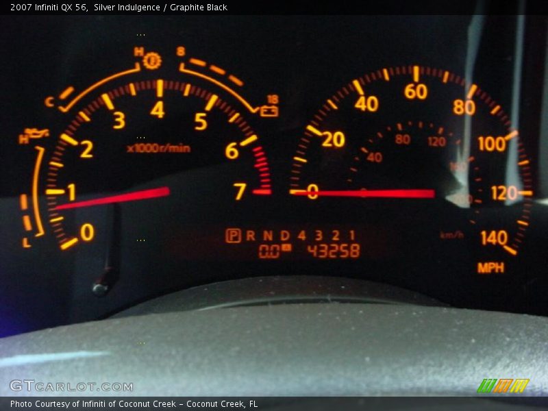 Silver Indulgence / Graphite Black 2007 Infiniti QX 56