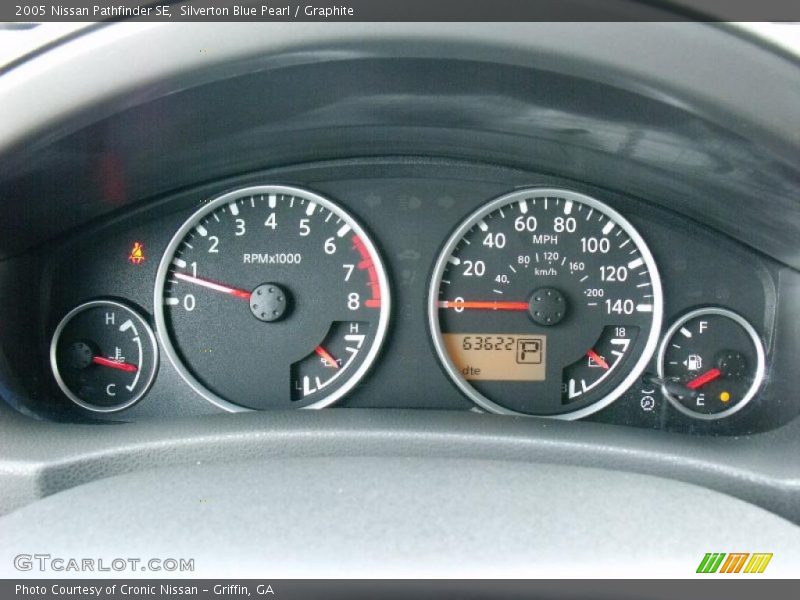 Silverton Blue Pearl / Graphite 2005 Nissan Pathfinder SE
