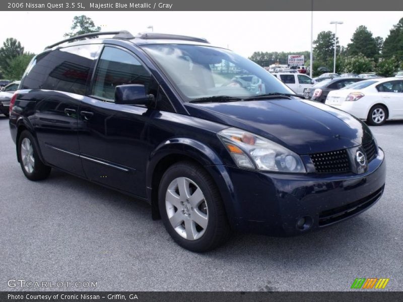 Majestic Blue Metallic / Gray 2006 Nissan Quest 3.5 SL