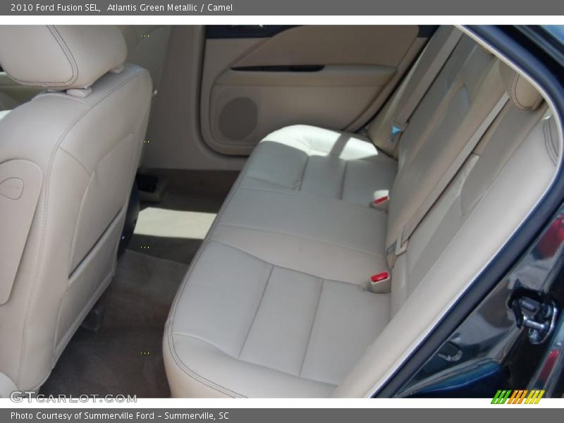 Atlantis Green Metallic / Camel 2010 Ford Fusion SEL