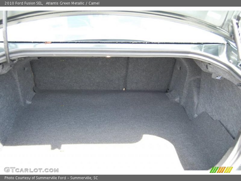 Atlantis Green Metallic / Camel 2010 Ford Fusion SEL