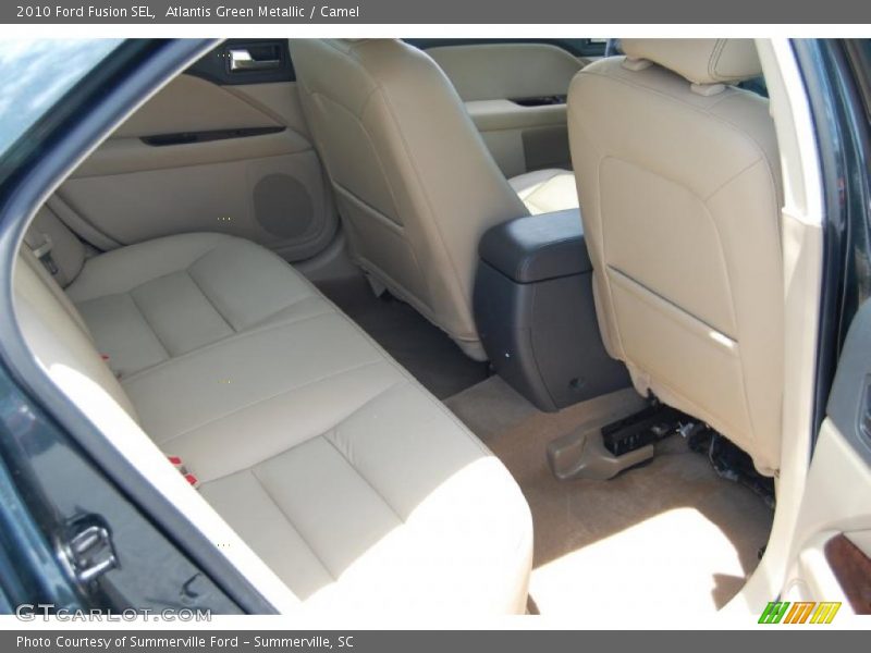 Atlantis Green Metallic / Camel 2010 Ford Fusion SEL