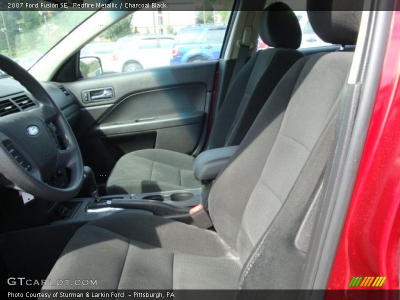 Redfire Metallic / Charcoal Black 2007 Ford Fusion SE