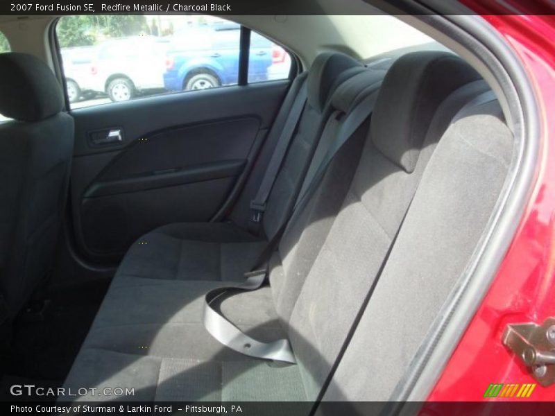 Redfire Metallic / Charcoal Black 2007 Ford Fusion SE
